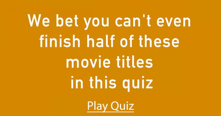 Movie Quiz