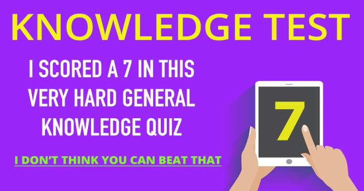 Banner for HARD General Knowledge Quiz